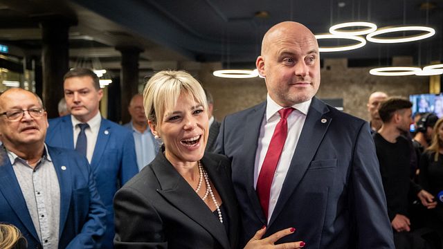 © Afp | Andris Kulbergs e la moglie