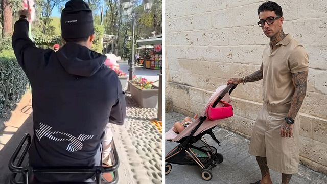 © Instagram | Tony Effe fa il papà al parco 
