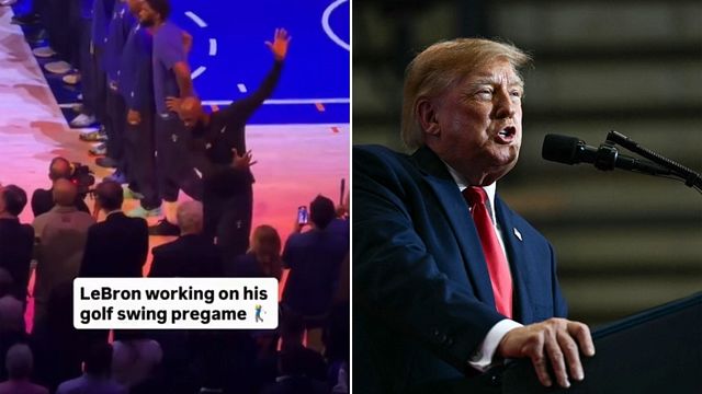 © Tgcom24 | Un frame del video postato da Donald Trump su Truth e il presidente Usa