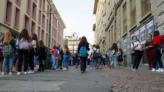 © Ansa | Liceo Gioberti, Torino