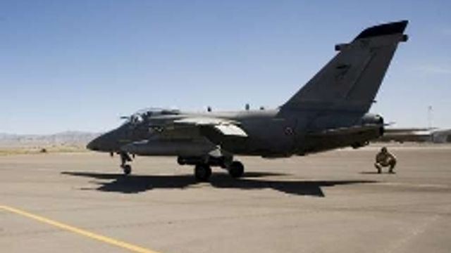 © Ansa | L'aereo da caccia Amx