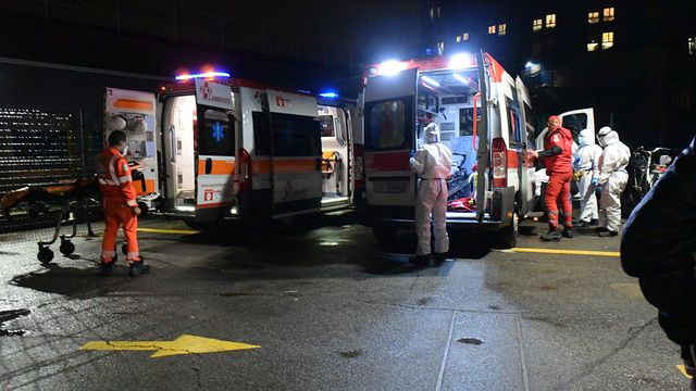 © Tgcom24 | I volontari della Croce Rossa in servizio 118 nell'hinterland milanese