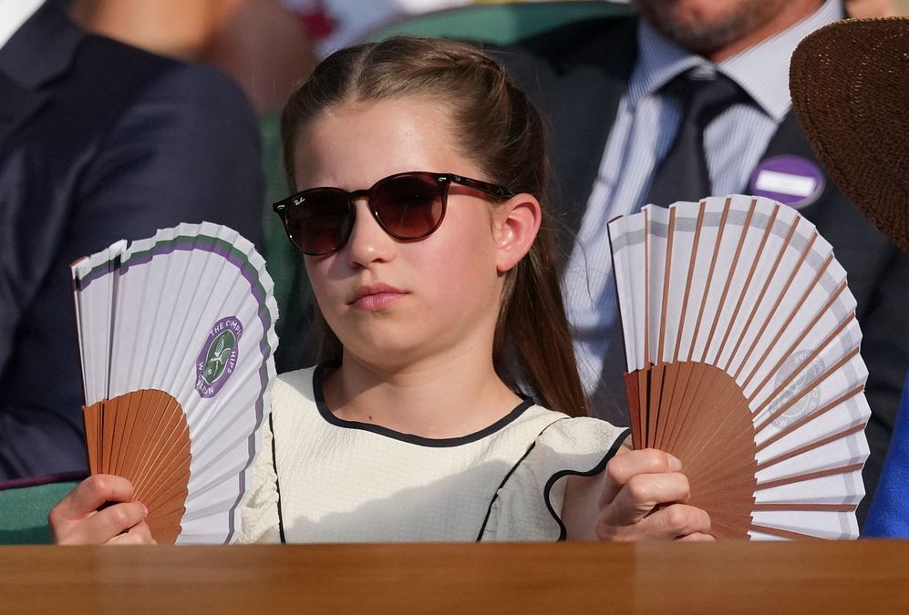 © IPA  | La principessa Charlotte alla finale di Wimbledon 2025 (con la manicure rosa diventata virale)