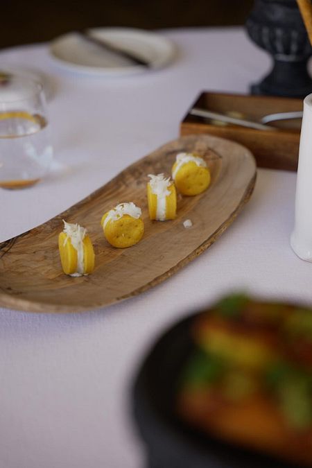 © Ufficio stampa  |  Ristorante Adagio: il menù Riflessi nella Materia