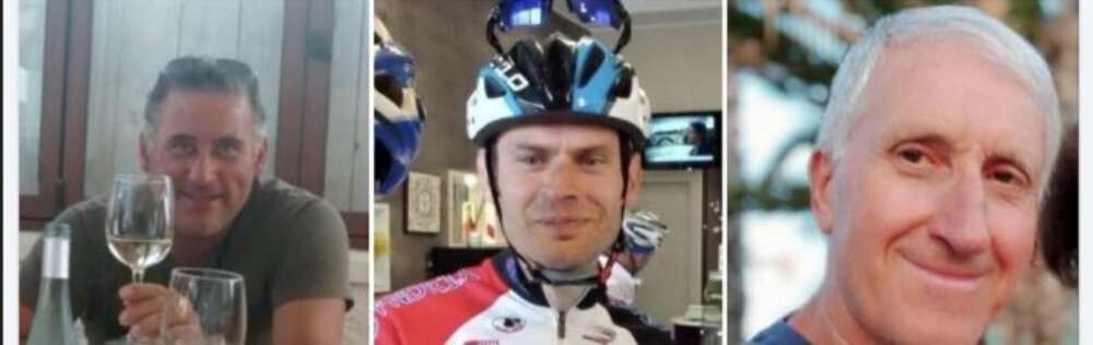 © Federazione ciclistica italiana Puglia  | Le tre vittime dell'incidente di Terlizzi: Sandro Abruzzese, Vincenzo Mantovani e Antonio Porro