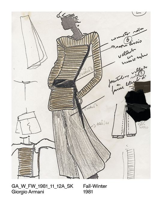 © Ufficio stampa  | Armani/Archivio: 1975-1985, Giorgio Armani autunno inverno 1980
