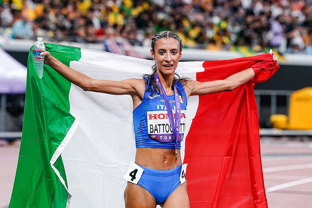 © Getty Images  | Mattia Furlani-salto in lungo: voto 10 e lode. 20 anni e due titoli mondiali al coperto e all'aperto nel 2025 che l'ha visto anche argento europeo indoor, dopo il 2024 in cui era salito sempre sul podio di tutte le manifestazioni disputate, argento mondiale indoor, argento europeo outdoor e bronzo olimpico. Talento e forza mentale senza limiti.