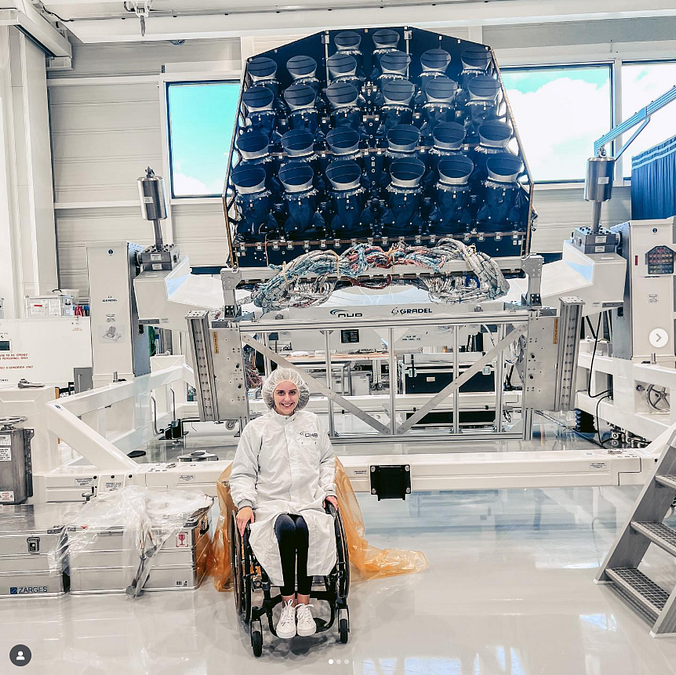 © Instagram  |  Michaela Benthaus, ingegnera astronauta dell'Esa