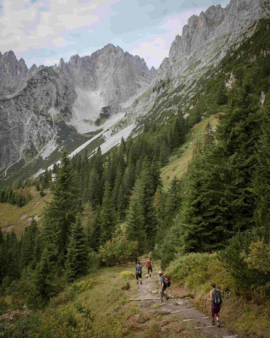 © Ufficio stampa  | Kaisergebirge, tappa numero 1  Sentiero dell'Aquila Foto: Tirol Werbung, Jens Schwarz 