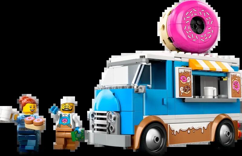 © Ufficio Stampa  | LEGO® CITY - Furgone delle ciambelle Età: 5+ Pezzi: 196 Prezzo: 19,99 €