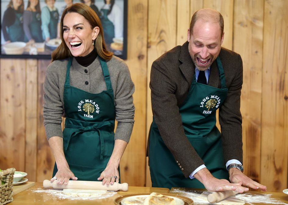 © IPA  | La principessa Kate Middleton e il principe William in Irlanda del Nord, durante la loro visita presso un'azienda agricola 