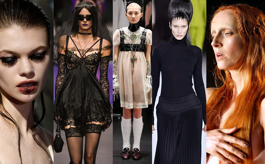 © Catwalk Pictures  | Halloween look 2026, le ispirazioni dalle sfilate di moda: Elena Velez FW25, Versace SS23, Gucci FW20, Haider Ackermann FW20, Dilara Findikoglu FW25