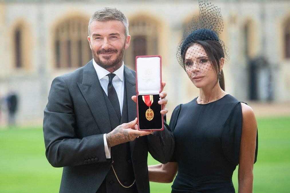 © IPA  | Windsor, David Beckham - accompagnato dalla moglie Victoria - nominato cavaliere per i suoi servizi allo sport e alla beneficenza