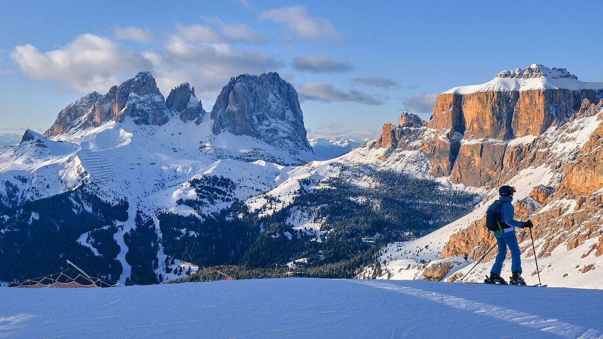 © Istockphoto  |  I panorami della Val di Fassa, località olimpica