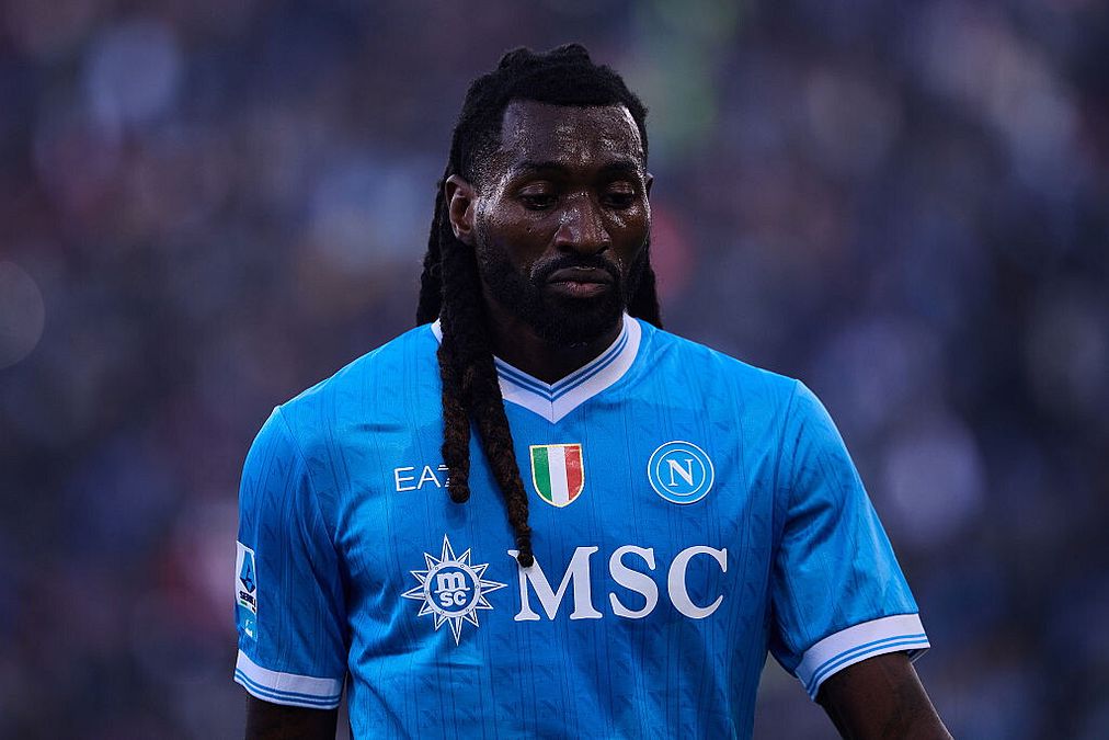 © Getty Images  | Zambo Anguissa (Napoli-Camerun): lesione di alto grado al bicipite femorale sinistro, 2025 finito