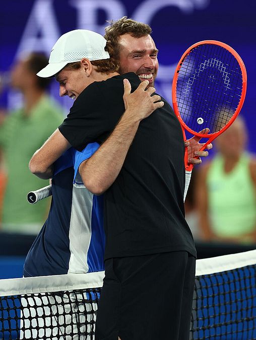 © Getty Images  | Jannik Sinner e Jordan Smith