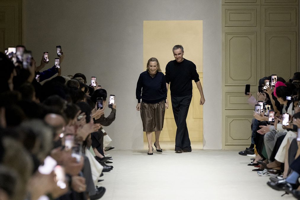 © Afp  | Prada, collezione donna autunno inverno 2026-2027. Nella foto, la top Bella Hadid