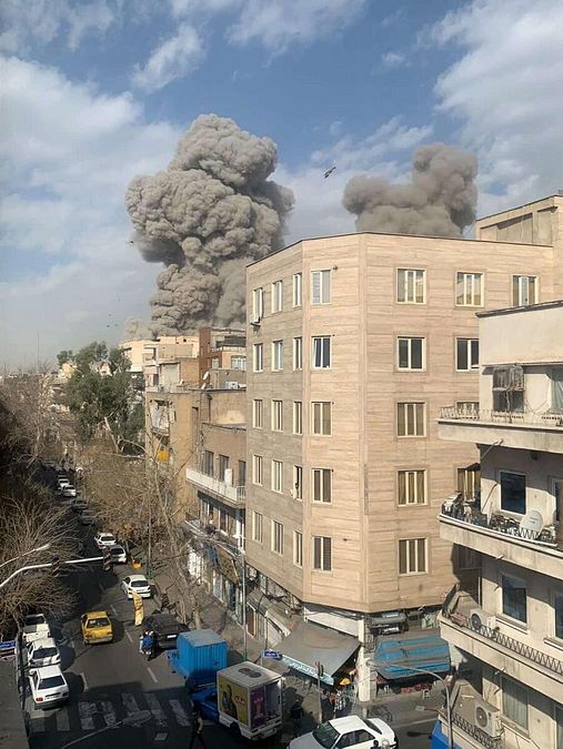 © Da video  | I bombardamenti su Teheran