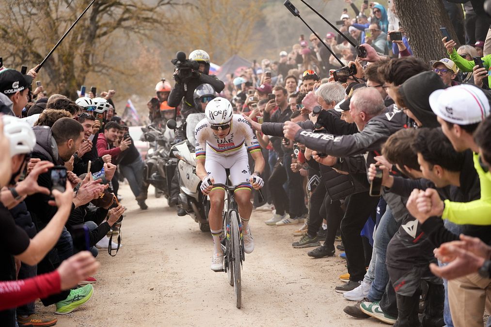 © IPA  | Pogacar alla Strade Bianche 2026