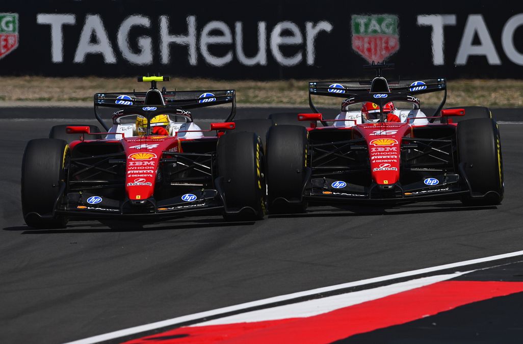 © Getty Images  |  Le Ferrari in lotta - Gp Cina Sprint Race