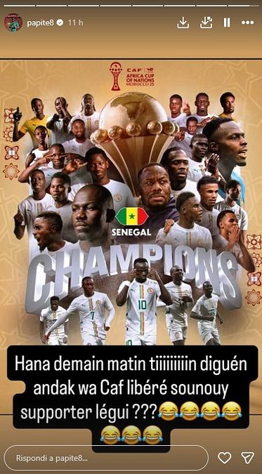 © instagram  | Sadio Mané: "Quello che è successo ha superato il limite. Questo non è il calcio per cui lottiamo, non è l'Africa in cui crediamo. C'è troppa corruzione nel nostro sport. I giocatori danno tutto in campo, ma le decisioni prese fuori stanno decidendo partite e trofei. Sono profondamente deluso, non solo per il Senegal, ma per il calcio africano nel suo complesso".