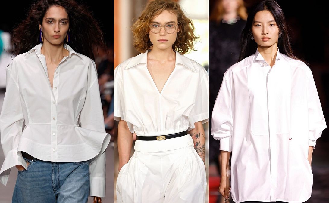 © Catwalk Pictures  | Camicia bianca primavera 2026, le ispirazioni dalle sfilate