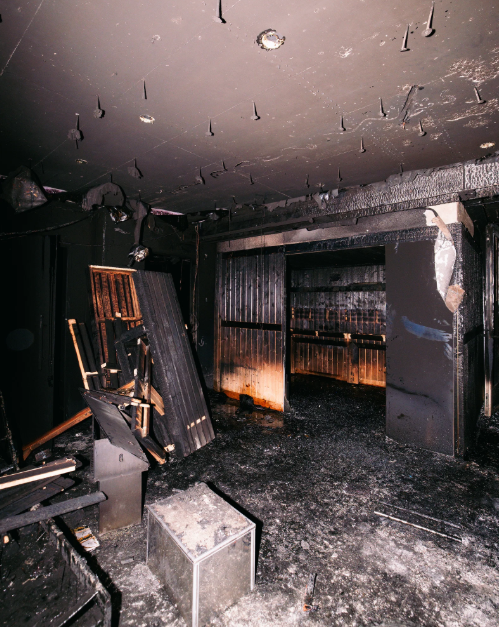 © Basilea  |  I danni dell'incendio negli spogliatoi del Basilea