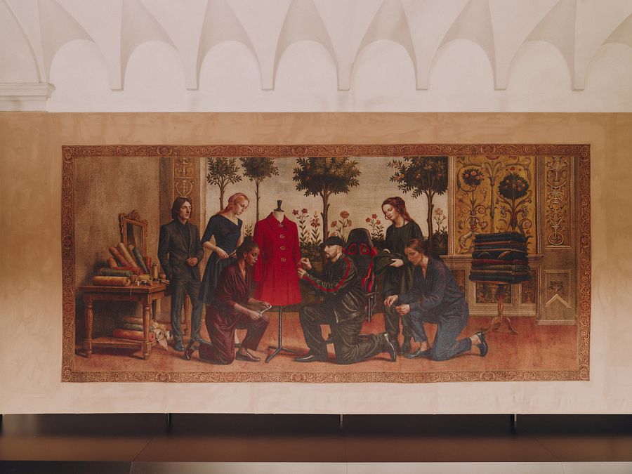 © Ufficio stampa  | "Gucci Memoria": ai chiostri di San Simpliciano una mostra curata dal direttore creativo Demna. Le installazioni ripercorrono i 105 anni di storia della maison fiorentina 