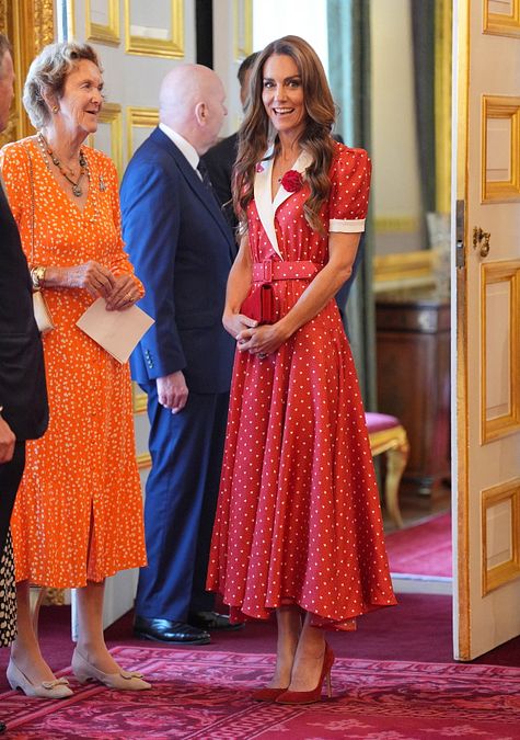 © Afp  | La principessa Catherine del Galles - Kate Middleton - al ricevimento a St. James's Palace a Londra per celebrare il Cancer Research UK