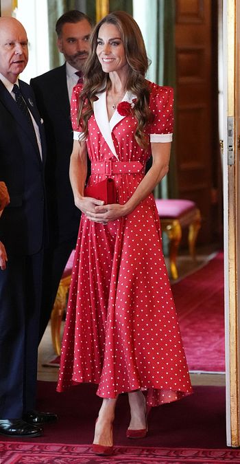 © Afp  | La principessa Catherine del Galles - Kate Middleton - al ricevimento a St. James's Palace a Londra per celebrare il Cancer Research UK