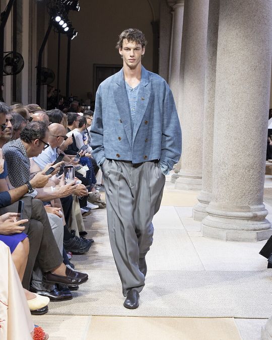 © Ufficio stampa  | Mercato Mediterraneo: la collezione Giorgio Armani uomo primavera estate 2027