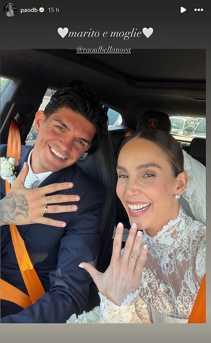 © Instagram  | Paola Di Benedetto e Raoul Bellanova si sono sposati