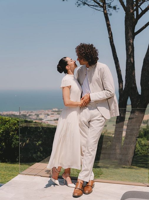 © Instagram  | Gianmarco Tamberi e Chiara Bontempi al battesimo di Camilla