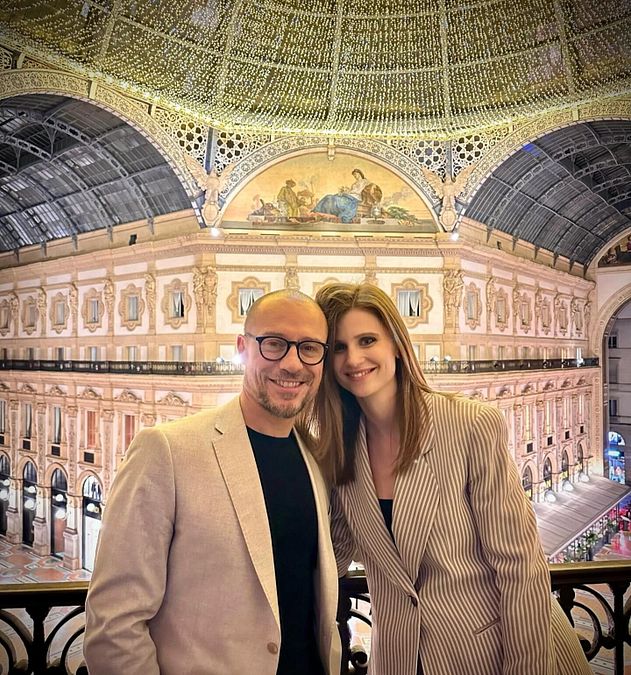 © Instagram  |  Stefano Accorsi e Bianca Vitali 