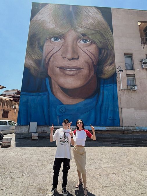 © Instagram  | Arisa e Rovazzi a Napoli