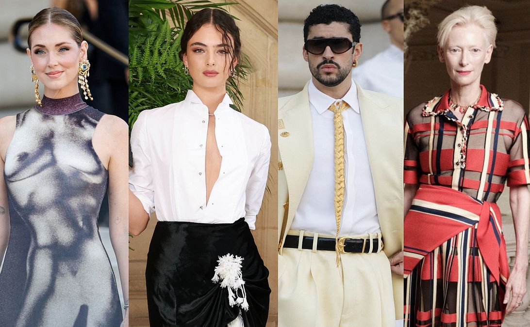© Afp/Ufficio stampa/Ufficio stampa/Ufficio stampa  | Chiara Ferragni, Deva Cassel, Bad Bunny, Tilda Swinton