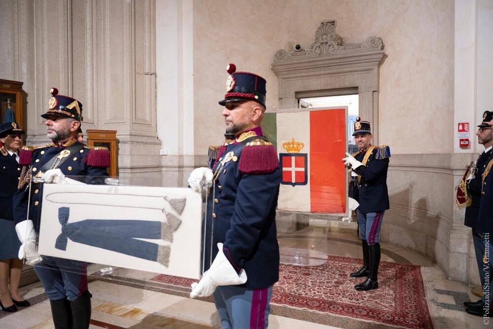 © Polizia  | A destra il Capo della polizia Vittorio Pisani, a sinistra il Vice Direttore della Pubblica Sicurezza il Prefetto Carmine Belfiore
