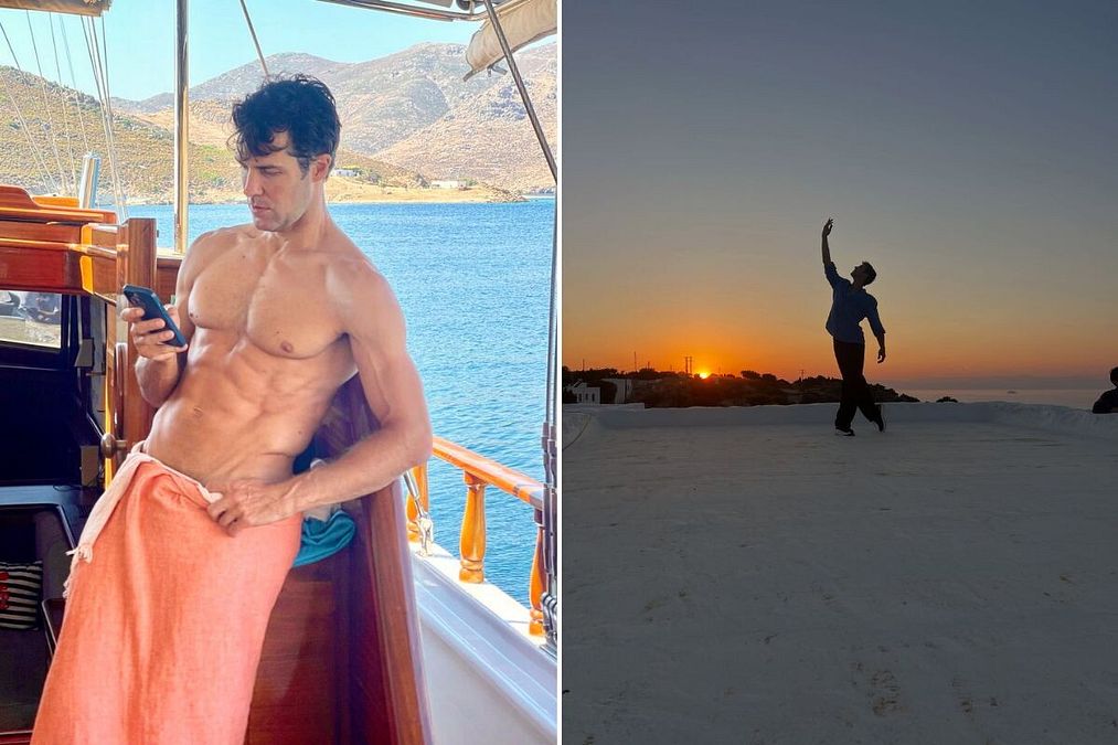 © Instagram  |  Le vacanze di Roberto Bolle in Grecia