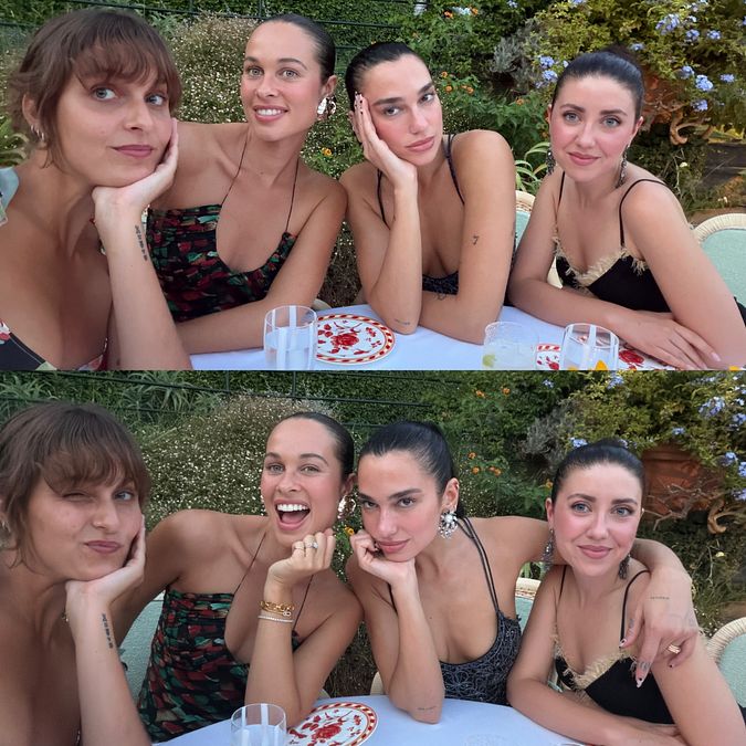 © Instagram  | Dua Lipa a Portofino con le amiche