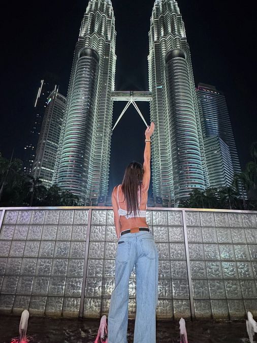 © Instagram  | Elisabetta Gregoraci a Kuala Lumpur