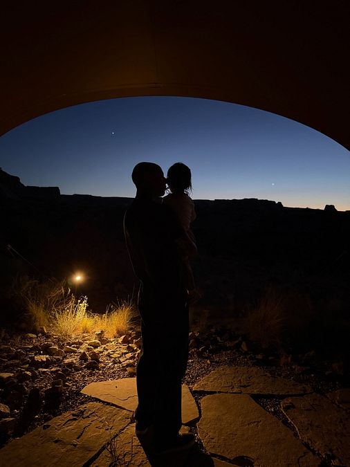 © Instagram  |  La vacanza della famiglia di Kourtney Kardashian nello Utah