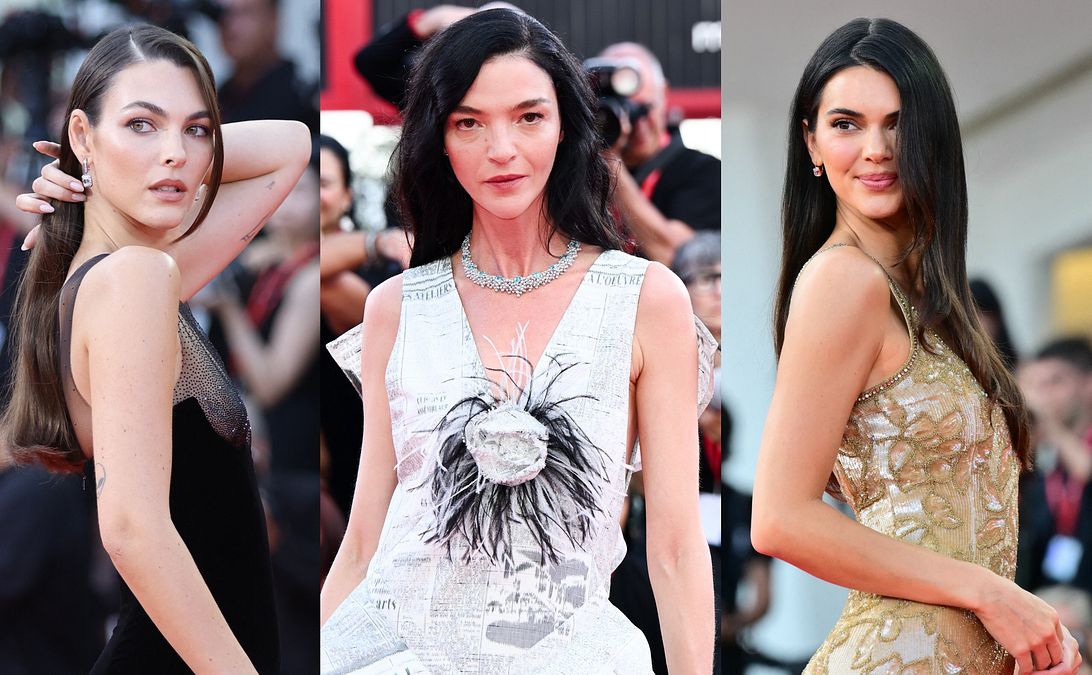 © IPA/IPA/Afp  | 	Venezia 83, le super top star del secondo red carpet: Vittoria Ceretti, Mariacarla Boscono, Kendall Jenner