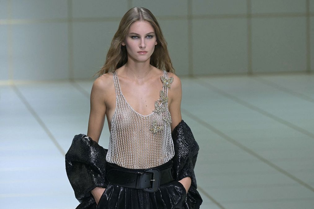 © Afp  | Giorgio Armani collezione donna primavera estate 2027: la farfalla come immagine di metamorfosi