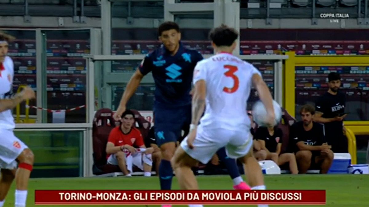 © Da video  | Torino-Milan, seconda giornata (arbitro Zufferli): il fallo di mano di Vlasic in area doveva essere sanzionato col calcio di rigore