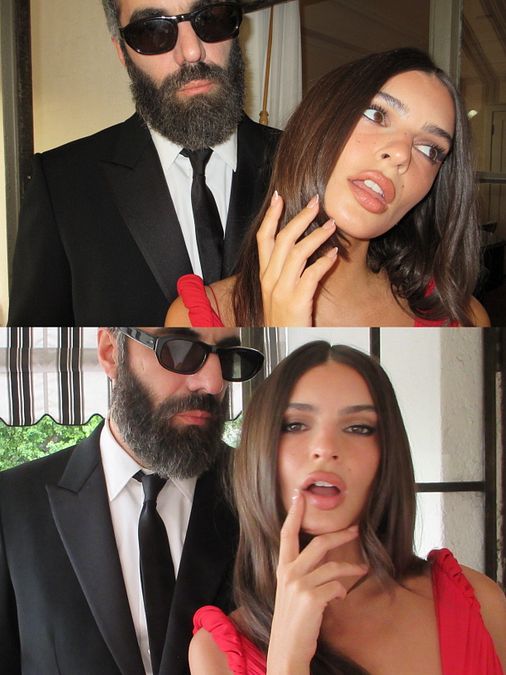© Instagram  | Emily Ratajkowski e Romain Gavras