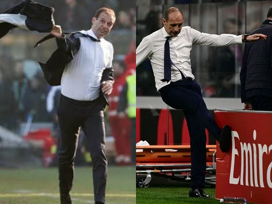 © sportmediaset  | Dalla sfida col Carpi di più di 10 anni fa a Napoli-Roma di ieri: le più celebri sfuriate di Max Allegri