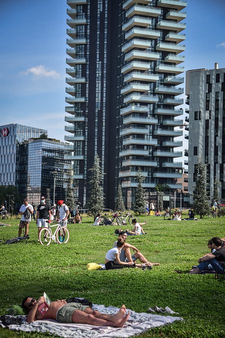 © Ansa  | Milano, biblioteca degli alberi