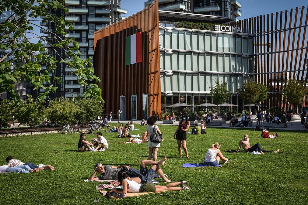 © Ansa  | Milano, biblioteca degli alberi