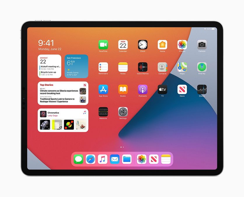© Ansa  | Il nuovo aspetto dell'iPad con iPadOS14 