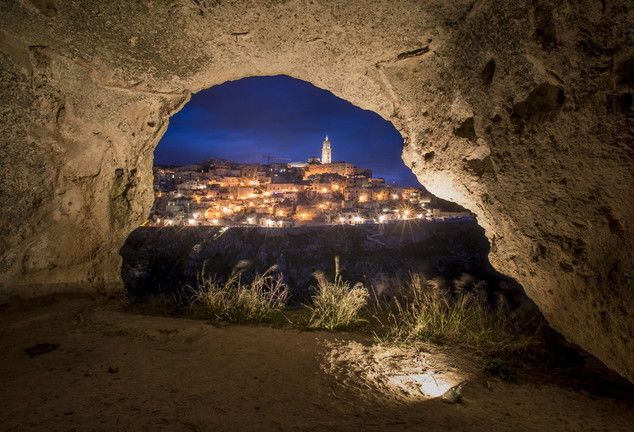 © Ufficio stampa  | Matera, veduta di notte